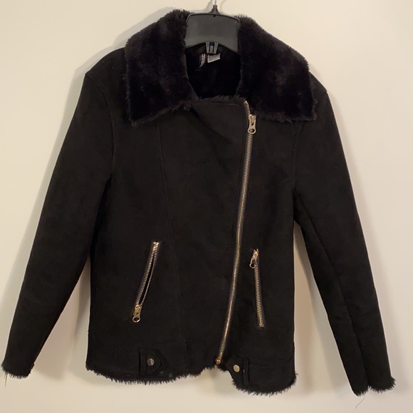 H&M | Suede Black Jacket - Picture 6 of 11